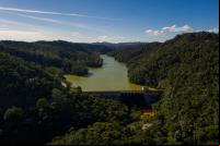 Florestas ao redor de barragem no Espírito Santo