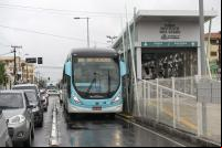 ônibus em parada