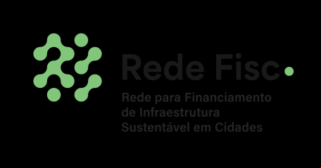 logomarca com escrito Rede Fisc - Rede para Financiamento de Infraestrutura Sustentável em Cidades