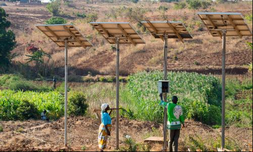 energia solar em fazenda no malawi