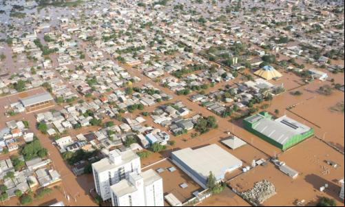 Inundações catastróficas no Rio Grande do Sul, Brasil, em maio de 2024